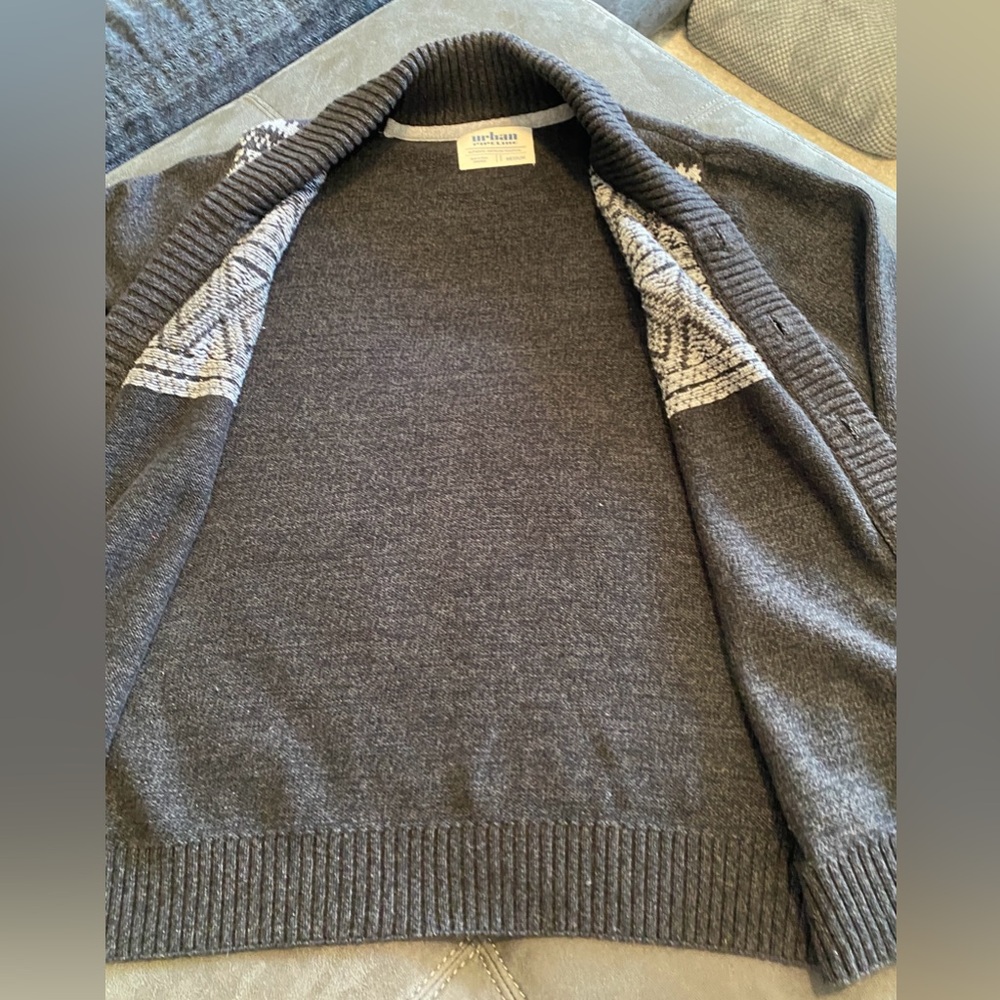 Urban Pipeline cardigan men’s/unisex sweater Med - Picture 12 of 12